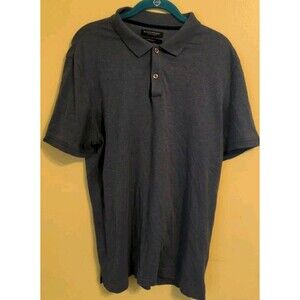 Banana Republic Polo Shirt Luxury Touch Standard Fit Blue Men's Size Large L